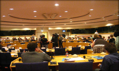 Immagine: foto di una seduta del parlamento europeo