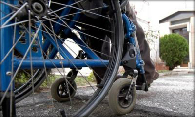 Disabile in carrozzina